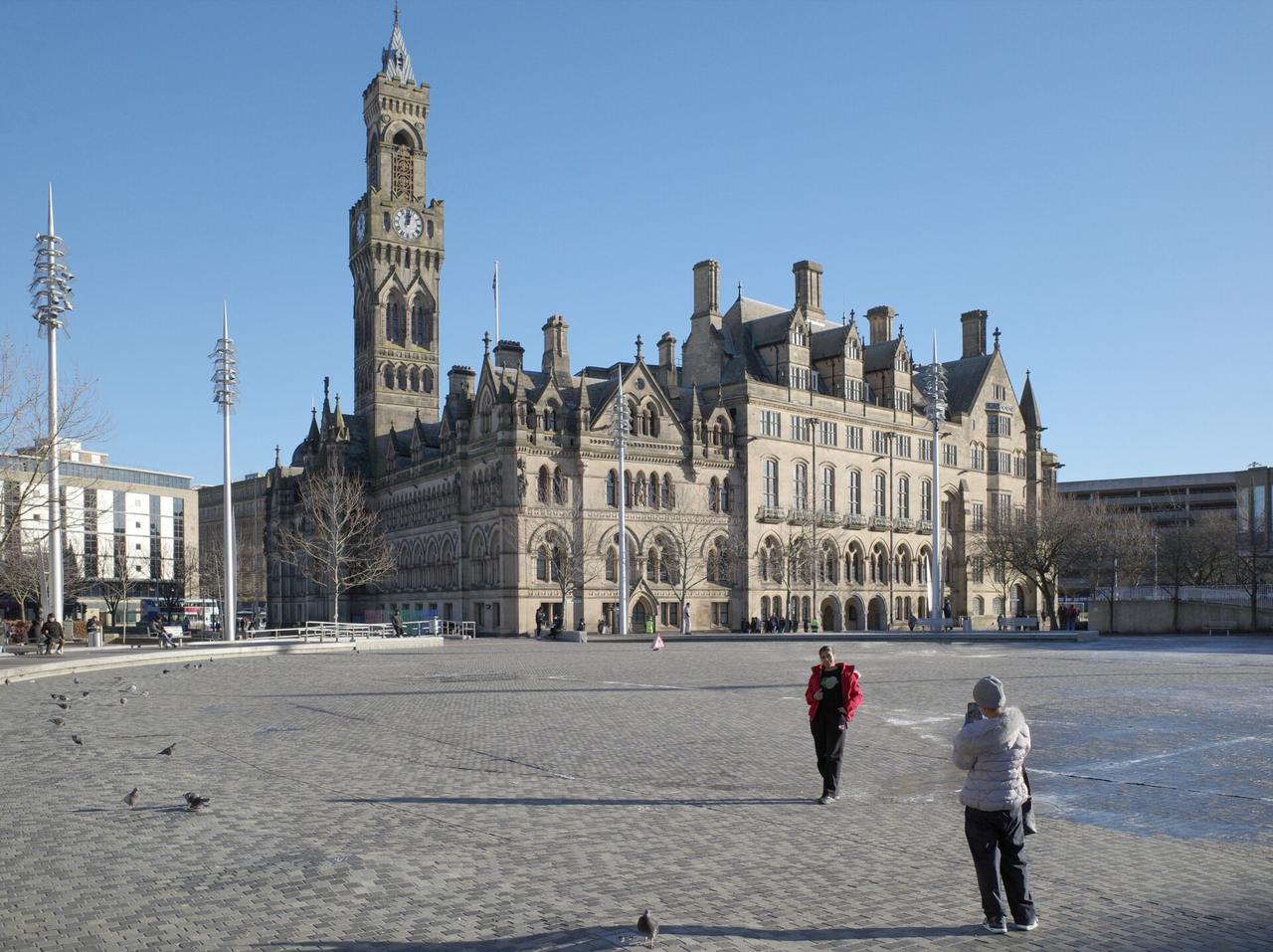 Bradford City Hall from Centenary Square
